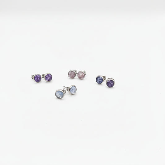 Éclats des Ombres - Boucles d’oreille en Améthyste