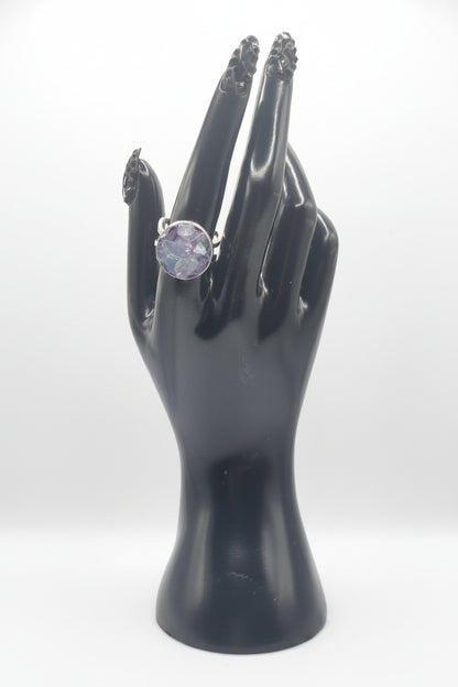 Fleur des Vagues - Bagues en fluorite