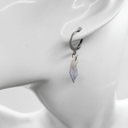 Fey Delphinium - Boucles d'oreilles en pétales séchés