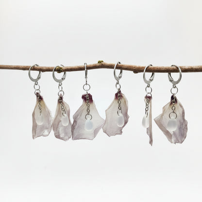 Nyssandra - Pendants en pétales séchés