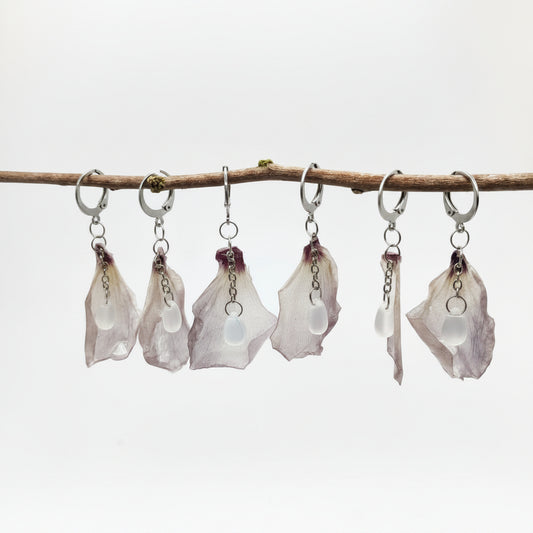 Nyssandra - Pendants en pétales séchés