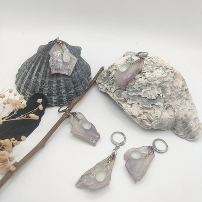 Nyssandra - Pendants en pétales séchés