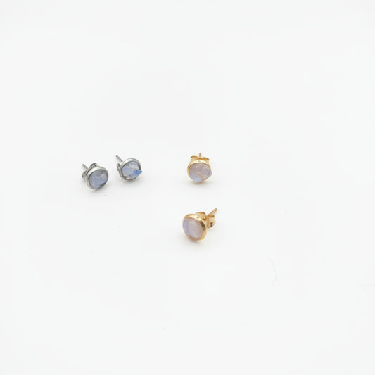 Eclat Nocturne - Boucles d’oreilles en pierre de lune