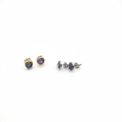 Pétales de Cristal - Boucles d’oreilles en fluorite