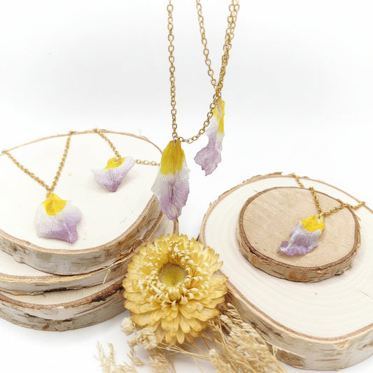 Umilis - Collier en pétales séchés